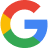Google aanmeldingsknop icoon